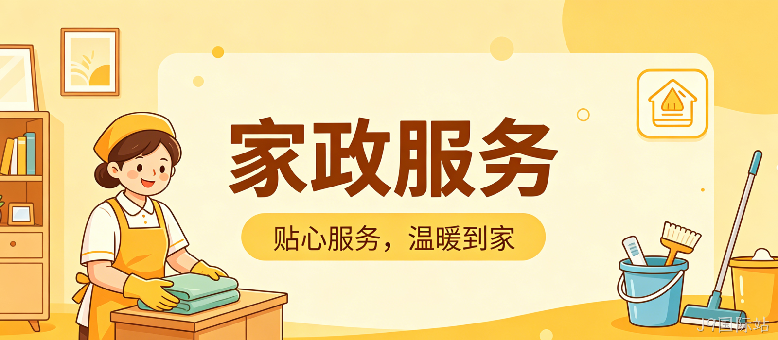 家政服务小程序案例｜J9国际站打造简约精致UI服务平台